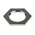 RS PRO Silver 316 Stainless Steel Cable Gland Locknut, M25 Thread