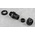RS PRO Black Nylon Cable Gland, M20 Thread, 6mm Min, 12mm Max, IP68