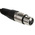 RS PRO Female 3 Pin XLR to Male 3 Pin XLR Cable, Black, 3m