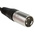 RS PRO Female 3 Pin XLR to Male 3 Pin XLR Cable, Black, 3m