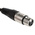 RS PRO Female 3 Pin XLR to Male 3 Pin XLR Cable, Black, 5m