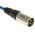 RS PRO Female 3 Pin XLR to Male 3 Pin XLR Cable, Blue, 3m