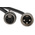 RS PRO Female 3 Pin XLR to Male 3 Pin XLR Cable, Black, 10m