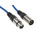 RS PRO Female 3 Pin XLR to Male 3 Pin XLR Cable, Blue, 10m