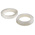 RS PRO White Nylon 66 Cable Gland Locknut, M25 Thread, IP68