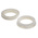 RS PRO White Nylon 66 Cable Gland Locknut, M32 Thread, IP68