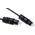 RS PRO Male TOSlink to Male TOSlink Optical Audio Cable, 2.5m
