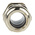 RS PRO Metallic Nickel Plated Brass Cable Gland, M20 Thread, 8mm Min, 14mm Max, IP68