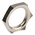 Lapp Silver Nickel Plated Brass Cable Gland Locknut, M16 Thread