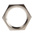 Lapp Silver Nickel Plated Brass Cable Gland Locknut, M16 Thread