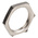 Lapp Silver Nickel Plated Brass Cable Gland Locknut, M25 Thread