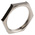 Lapp Silver Flame Retardant Nickel Plated Brass Cable Gland Locknut, M32 Thread