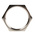 Lapp Silver Flame Retardant, Halogen Free Nickel Plated Brass Cable Gland Locknut, M40 Thread