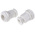 RS PRO White Plastic Cable Gland, M20 Thread, 4mm Min, 7mm Max, IP55
