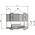Lapp Silver Brass Cable Gland Locknut, PG13.5 Thread, IP68