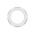 Light Grey UL 94 V2 PA 6 Cable Gland Locknut, M25 Thread