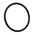 Black Lapp NBR Cable Gland O-Ring, M32x 2mm