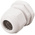 RS PRO White Nylon Cable Gland, M12 Thread, 3mm Min, 6.5mm Max, IP68