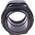 RS PRO Black Nylon Cable Gland, M50 Thread, 30mm Min, 38mm Max, IP68