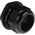 RS PRO Black Nylon Cable Gland, M63 Thread, 34mm Min, 44mm Max, IP68