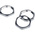Lapp Silver Stainless Steel Cable Gland Locknut, M32 Thread, IP68