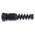 RS PRO Black Nylon Cable Gland, M12 Thread, 3mm Min, 6.5mm Max, IP68