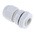 RS PRO Grey Nylon Cable Gland, M12 Thread, 3mm Min, 6.5mm Max, IP68
