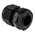 RS PRO Black Nylon Cable Gland, M25 Thread, 13mm Min, 18mm Max, IP68