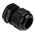RS PRO Black Nylon Cable Gland, M25 Thread, 13mm Min, 18mm Max, IP68