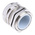 RS PRO Metallic Nickel Plated Brass Cable Gland, M32 Thread, 15mm Min, 22mm Max, IP68