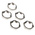 Lapp Silver Flame Retardant, Halogen Free Nickel Plated Brass Cable Gland Locknut, PG9 Thread