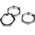Lapp Silver Flame Retardant, Halogen Free Nickel Plated Brass Cable Gland Locknut, PG9 Thread