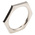 Lapp Silver Nickel Plated Brass Cable Gland Locknut, M50 Thread