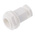 RS PRO White Plastic Cable Gland, M20 Thread, 7mm Min, 10.5mm Max, IP55