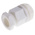 RS PRO White Plastic Cable Gland, M16 Thread, 7mm Min, 10.5mm Max, IP55