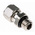 SES Sterling A1 Series Metallic Nickel Plated Brass Cable Gland, M6 Thread, 2.5mm Min, 3mm Max, IP68, IP69K