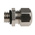 SES Sterling A1 Series Metallic Nickel Plated Brass Cable Gland, M8 Thread, 3.5mm Min, 5mm Max, IP68, IP69K