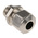 SES Sterling A1 Series Metallic Nickel Plated Brass Cable Gland, M8 Thread, 3.5mm Min, 5mm Max, IP68, IP69K