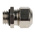 SES Sterling A1 Series Metallic Nickel Plated Brass Cable Gland, M10 Thread, 4mm Min, 6mm Max, IP68, IP69K