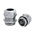 Lapp SKINTOP Series Metallic Nickel Plated Brass Cable Gland, M16 Thread, 4.5mm Min, 9mm Max, IP68