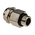 Lapp SKINDICHT Series Metallic Nickel Plated Brass Cable Gland, M8 Thread, 3.5mm Min, 5.5mm Max, IP66, IP68