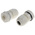 RS PRO White Nylon Cable Gland, M12 Thread, 3mm Min, 6.5mm Max, IP68