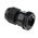 RS PRO Black Nylon Cable Gland, M12 Thread, 3mm Min, 6.5mm Max, IP68