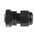 RS PRO Black Nylon Cable Gland, M12 Thread, 3mm Min, 6.5mm Max, IP68
