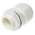 RS PRO White Nylon Cable Gland, M25 Thread, 13mm Min, 18mm Max, IP68