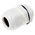 RS PRO White Nylon Cable Gland, M25 Thread, 13mm Min, 18mm Max, IP68