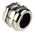 RS PRO Metallic Nickel Plated Brass Cable Gland, M40 Thread, 22mm Min, 32mm Max, IP68