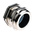 RS PRO Metallic Nickel Plated Brass Cable Gland, M50 Thread, 31mm Min, 38mm Max, IP68
