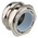 RS PRO Metallic Nickel Plated Brass Cable Gland, M63 Thread, 37mm Min, 44mm Max, IP68