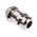 RS PRO Metallic Nickel Plated Brass Cable Gland, PG7 Thread, 3mm Min, 6.5mm Max, IP68